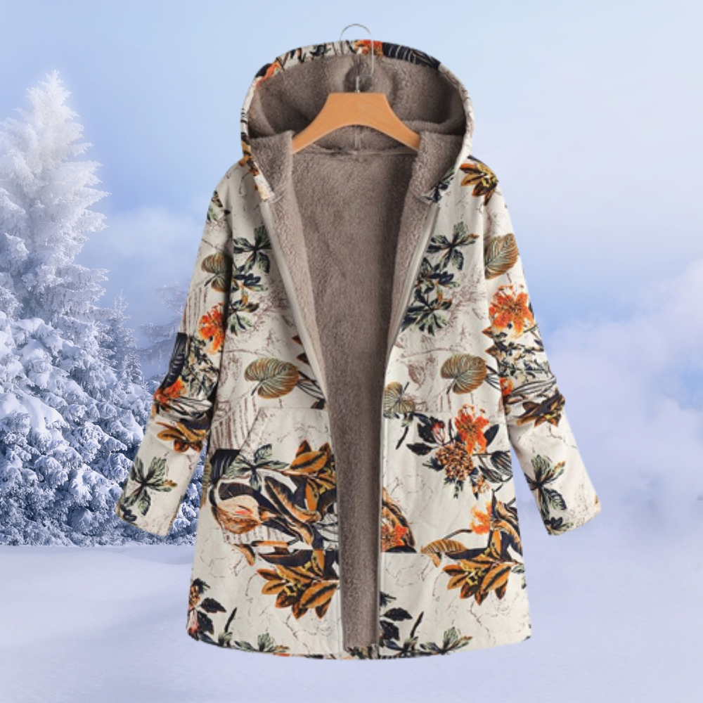 Stilla | Blomstret Dame Jakke