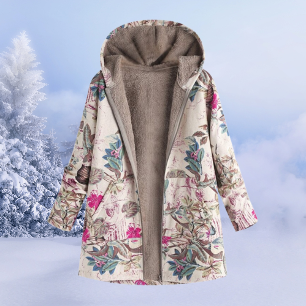 Stilla | Blomstret Dame Jakke
