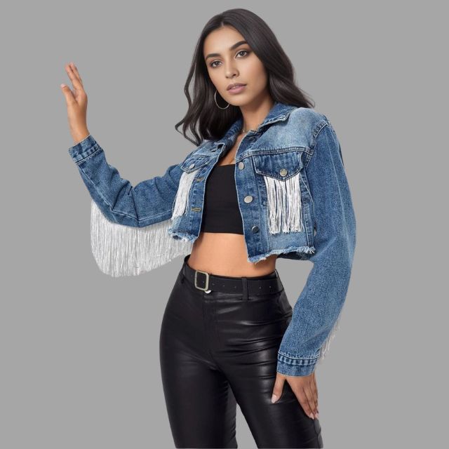 Stilla | Kort Denimjakke Mckinley