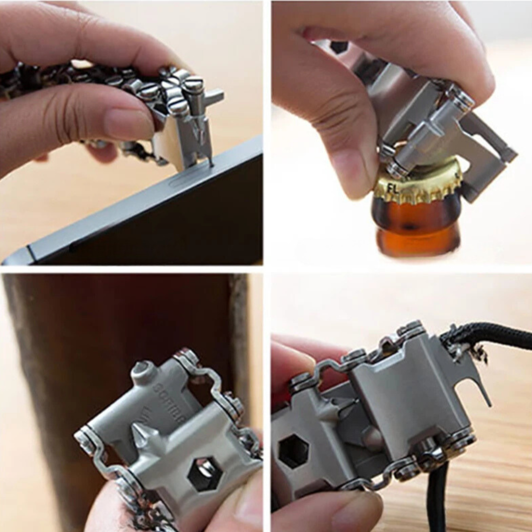 Stilla | Steel 4 i 1 Apple Watch Band