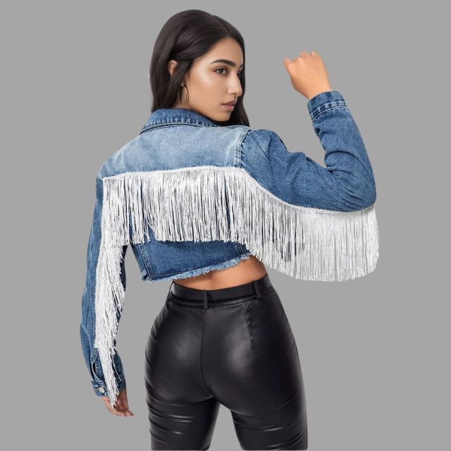 Stilla | Kort Denimjakke Mckinley