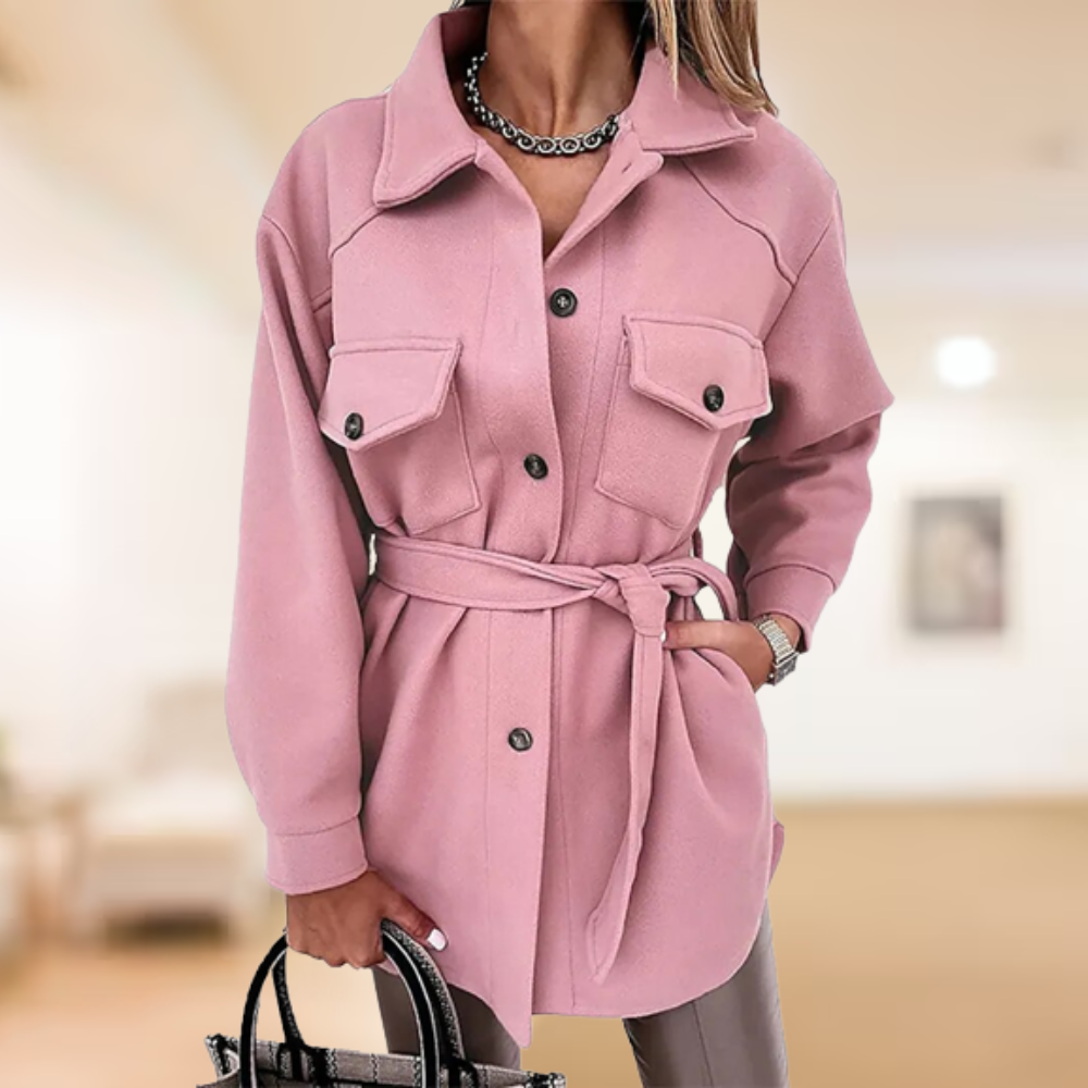 Stilla | Frakke Med Poloknapper Silia