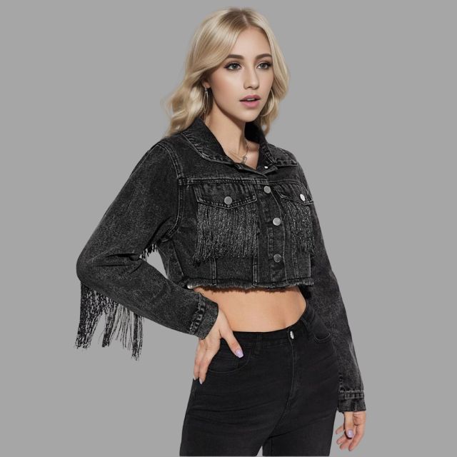 Stilla | Kort Denimjakke Mckinley