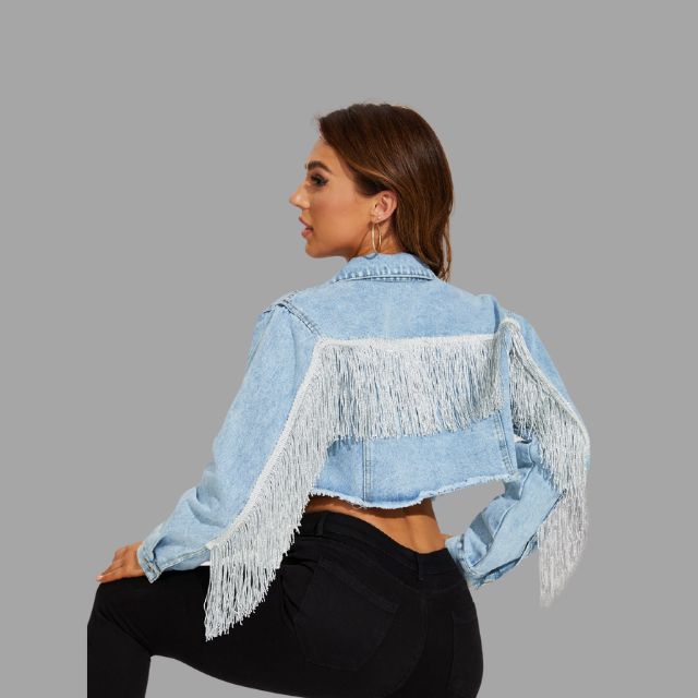 Stilla | Kort Denimjakke Mckinley