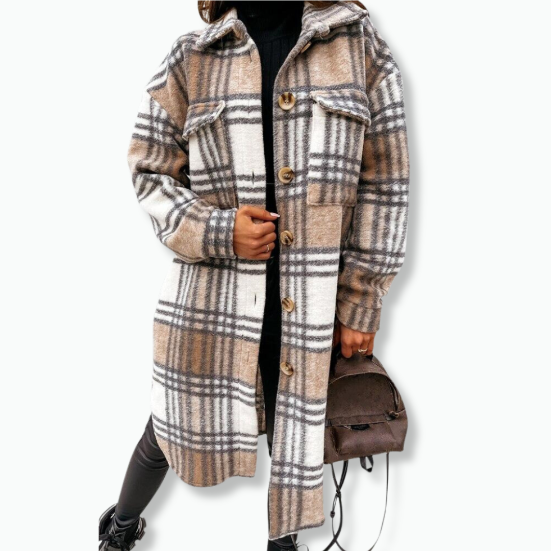 Stilla | Frakke Kvinder Ternet Trenchcoat
