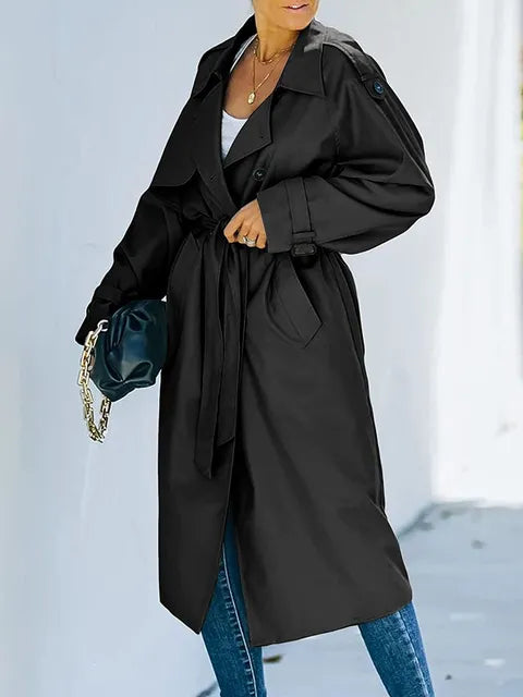 Stilla | Trench Frakke Med Klassisk Revers Belize
