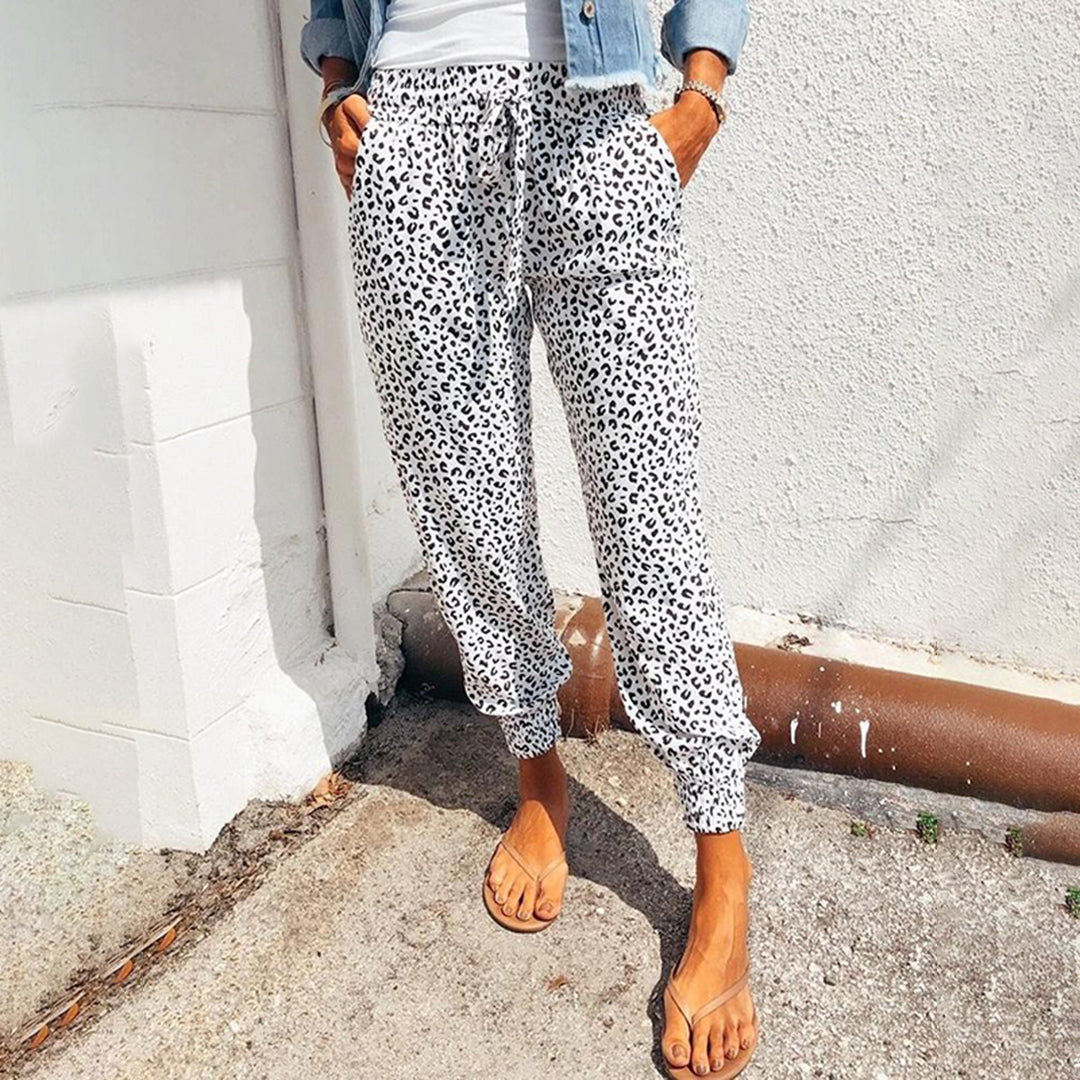 Stilla | Leopardprint Mode Bukser