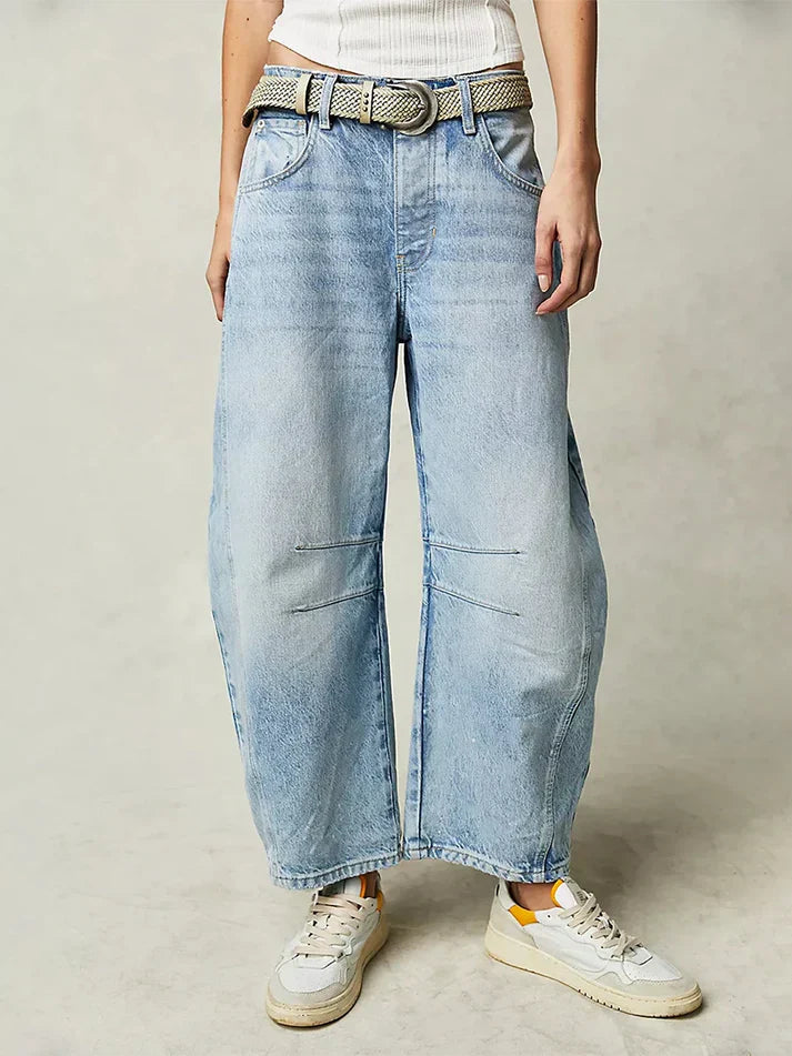 Stilla | Løstsiddende Denimbukser