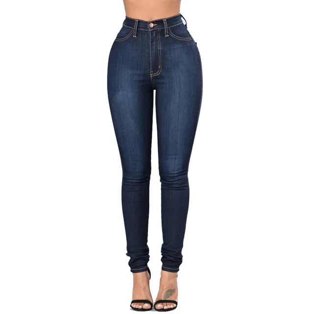 Stilla | Kvinders Højtaljede Skinny Kontor Jeans