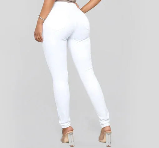 Stilla | Kvinders Højtaljede Skinny Kontor Jeans