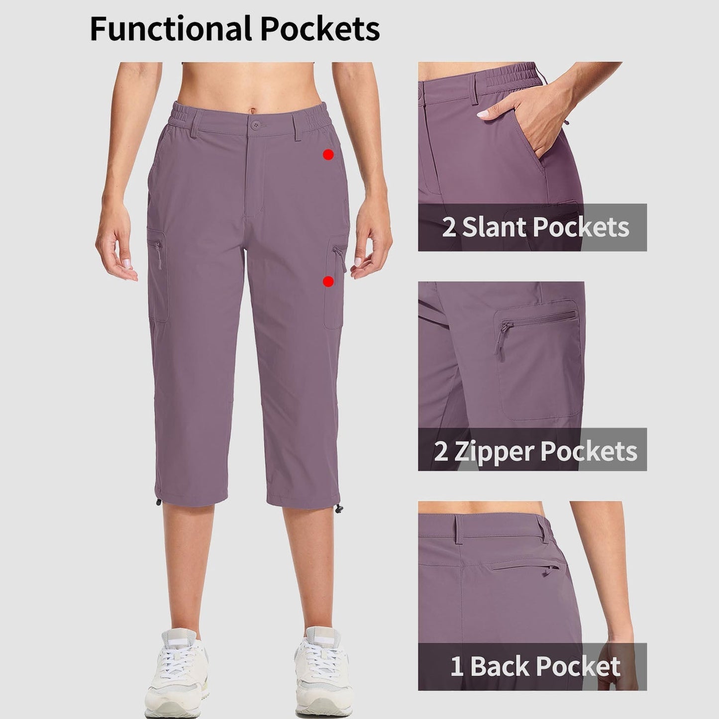 Stilla | Kvinders Outdoor Capri Bukser