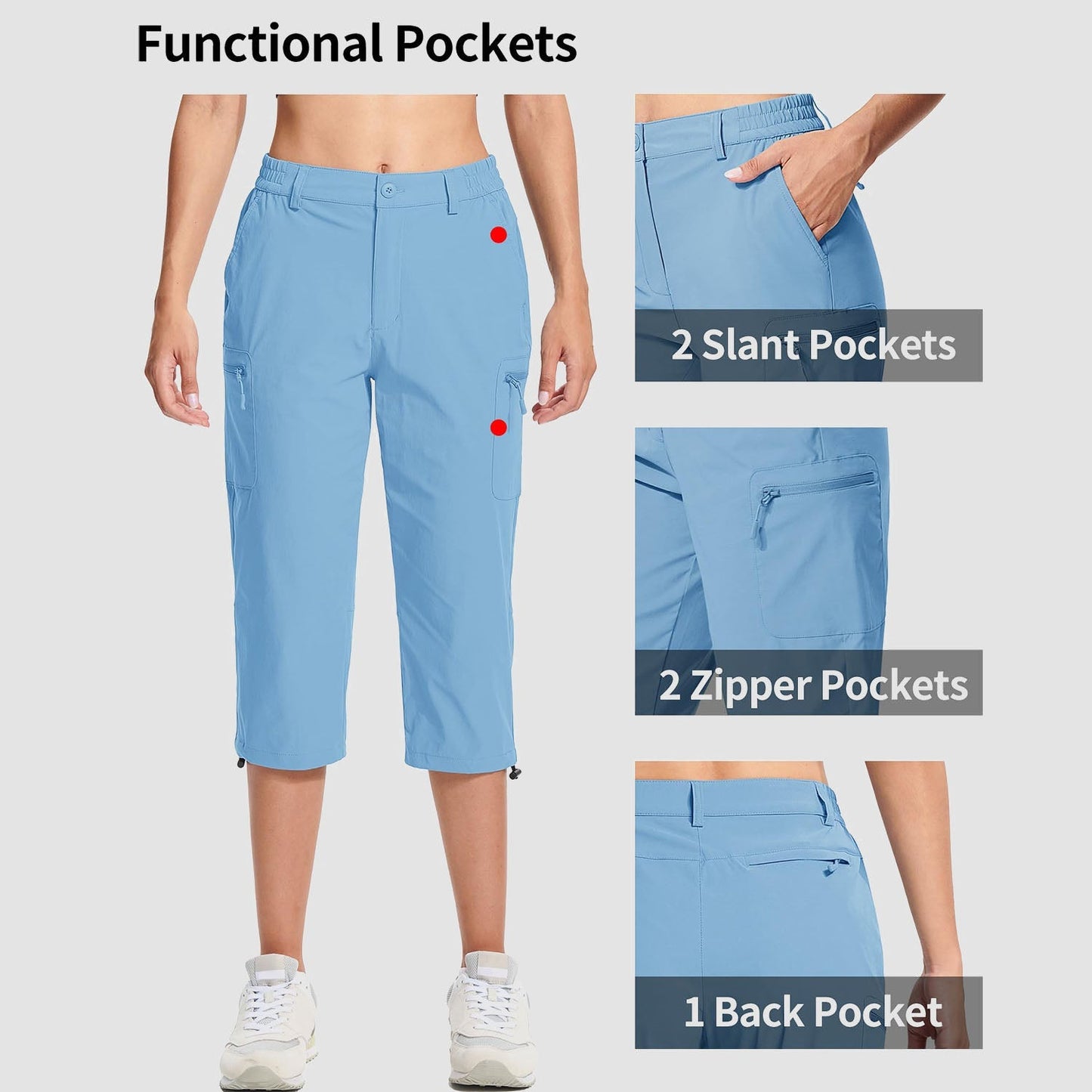 Stilla | Kvinders Outdoor Capri Bukser