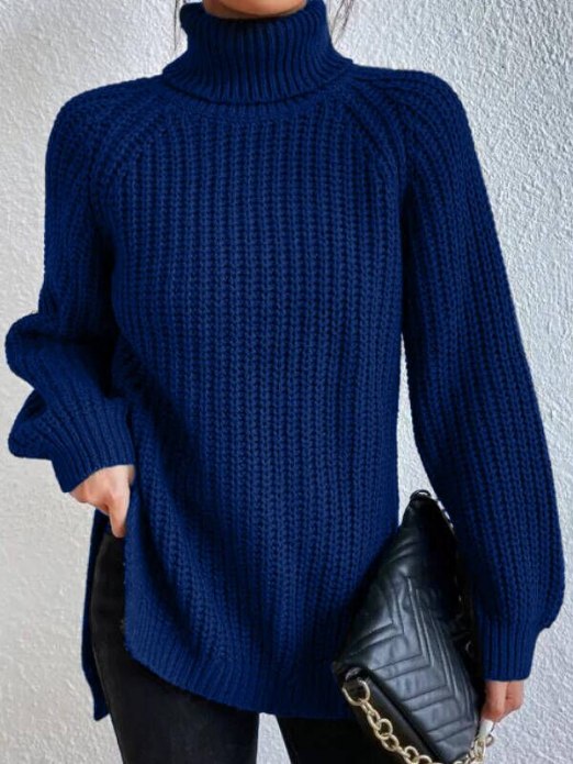 Alessandra™ - Dame rullekrave sweater