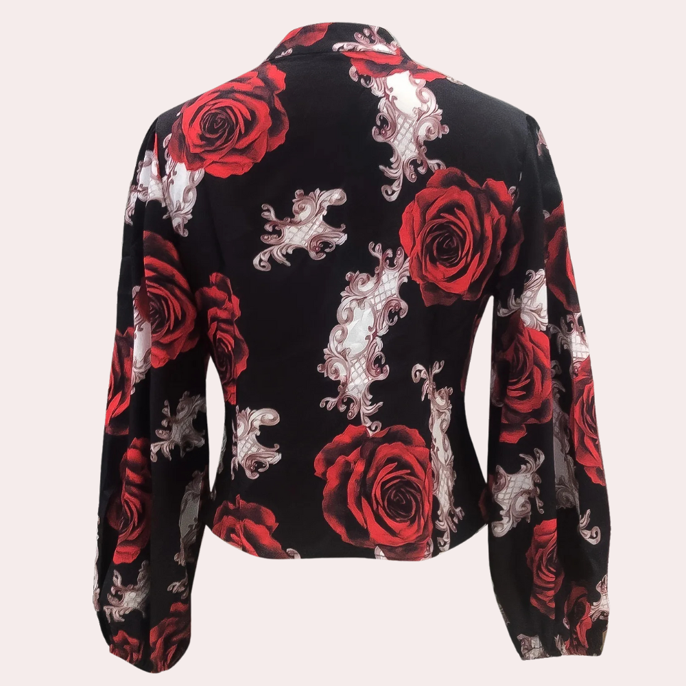 Stilla | Moderne Blomster Top til Kvinder