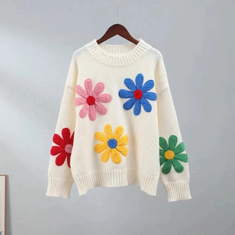 Stilla | Blomster Dekorativ Sweatshirt