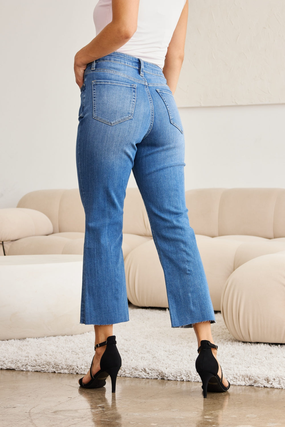 Stilla | Mini Mia Full Size Tummy Control High Waist Jeans