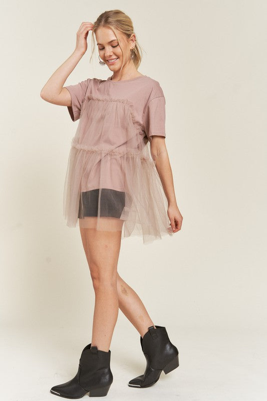 Stilla | Tulle Mix T-shirts