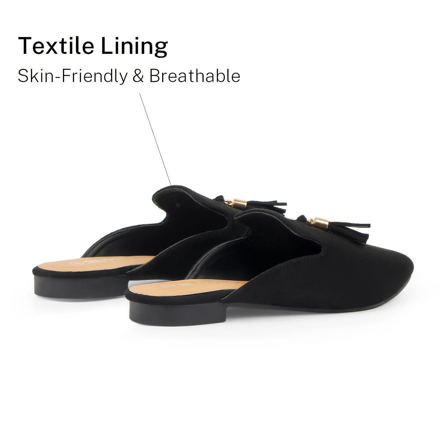 Stilla | Trendy Spidse Tå Mules til Kvinder