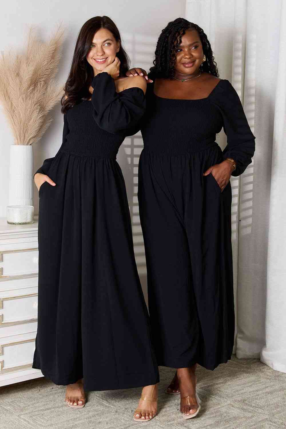 Stilla | Tag Square Neck Jumpsuit Med Lommer
