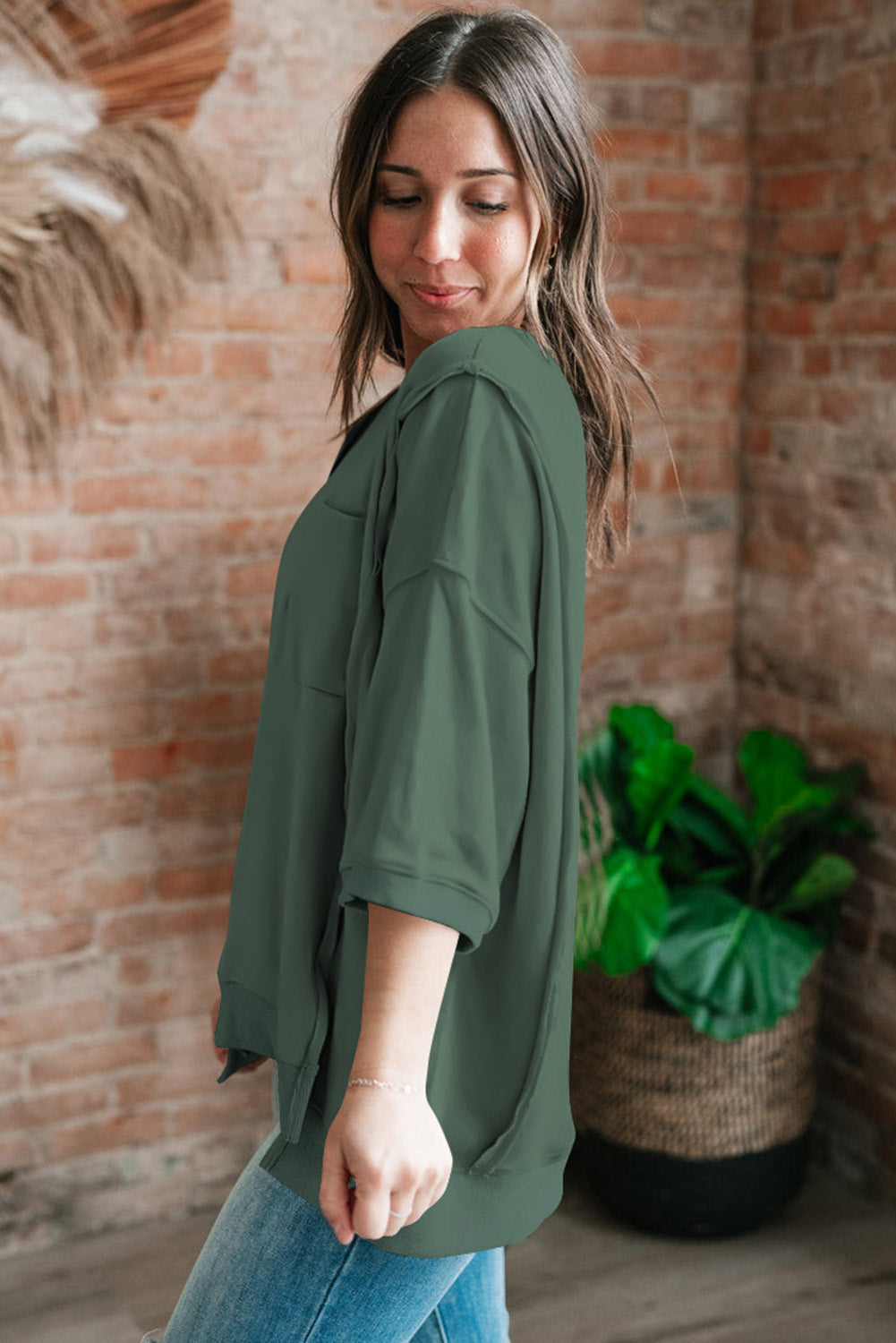 Stilla | Dæmpet Oversized T-Shirt Til Lækre Kvinderoutfits