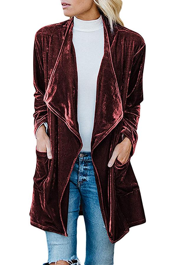 Stilla | Veste Lang Velour Vest
