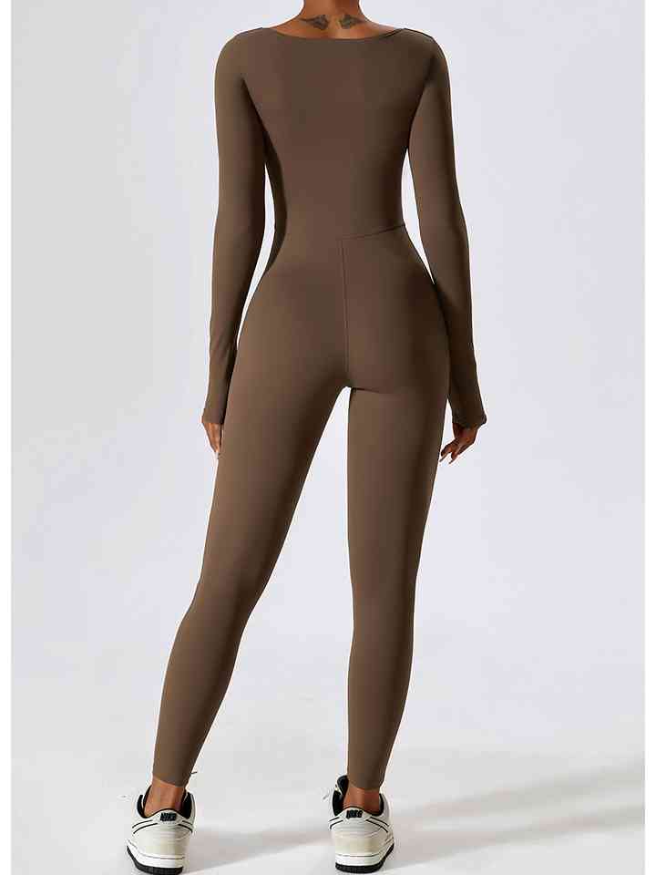 Stilla | Hals Lange Ærmer Sports Jumpsuit