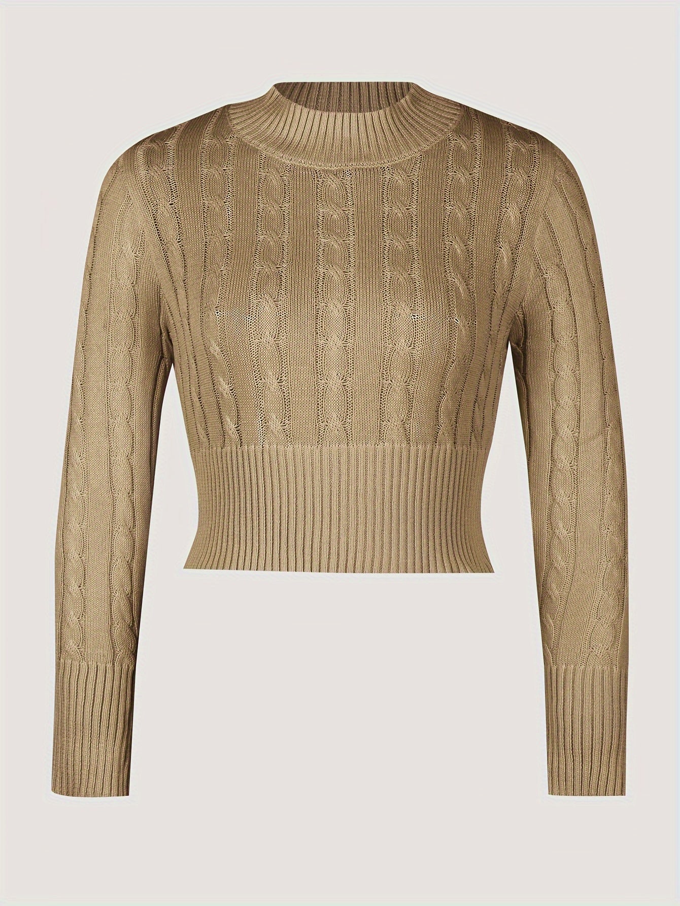 Stilla | Kort sweater og slim med tvistet tryk