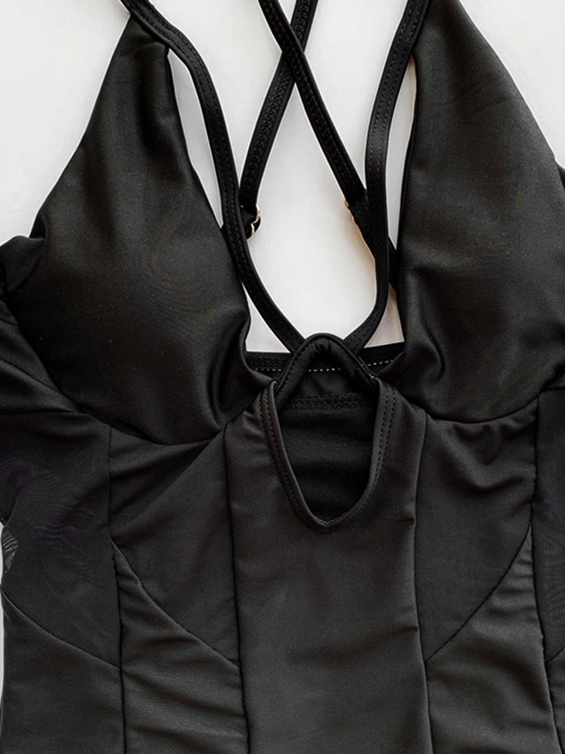 Stilla | Crisscross Spaghetti Strap One-piece Badetøj