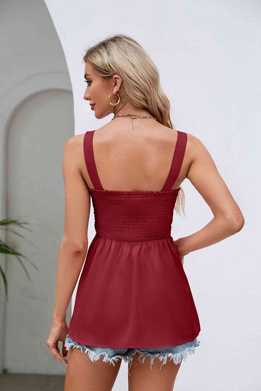 Stilla | Square Neck Babydoll Tank