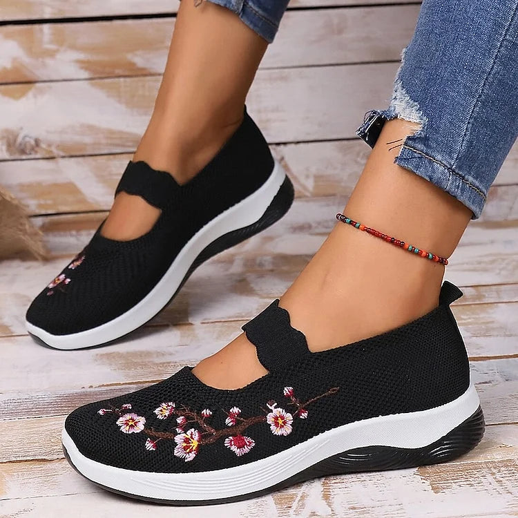 Stilla | Åndbar Slip on Ortopædiske Gang Sneakers