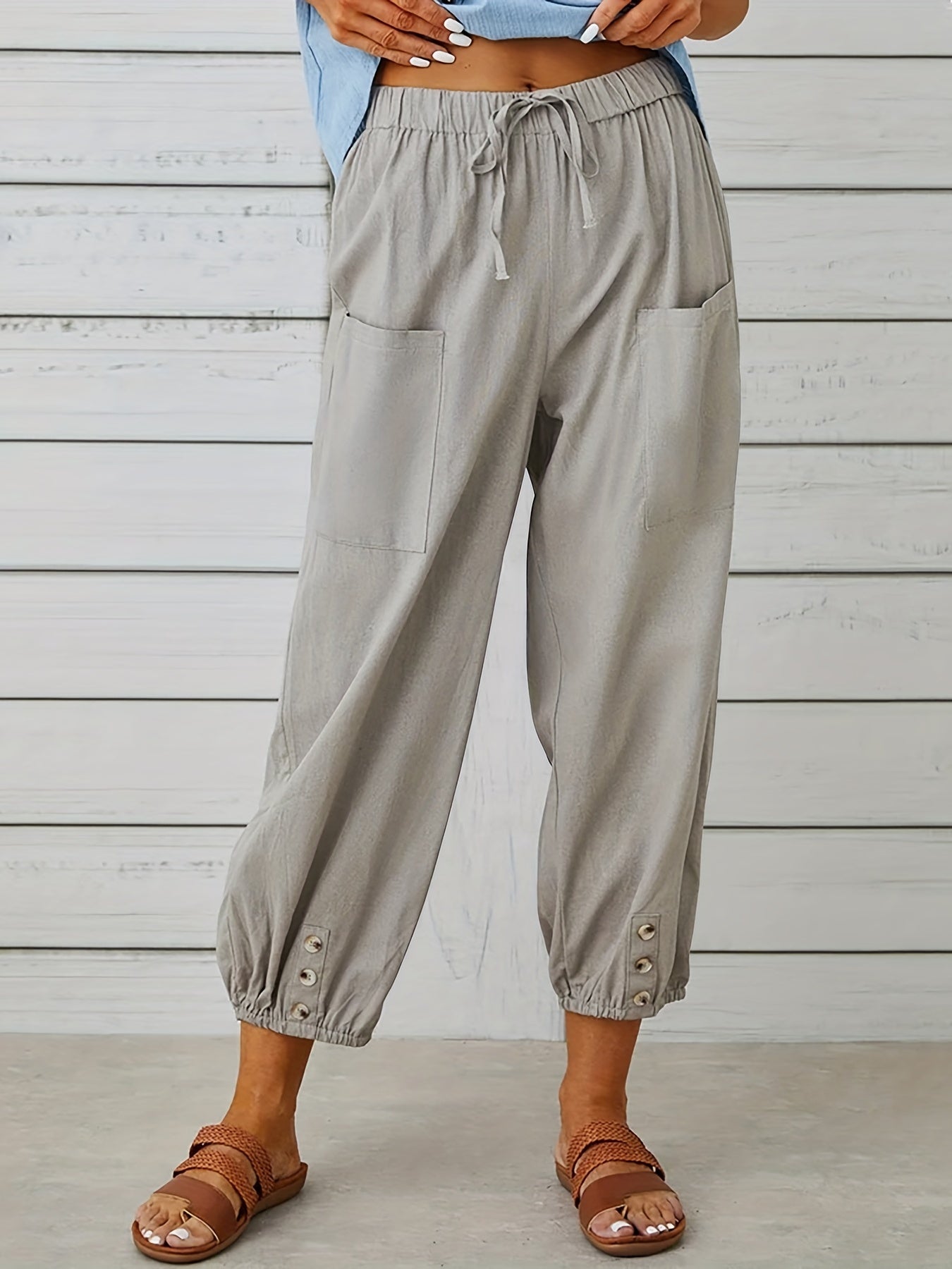 Stilla | Patched Crop Bukser Til Kvinder