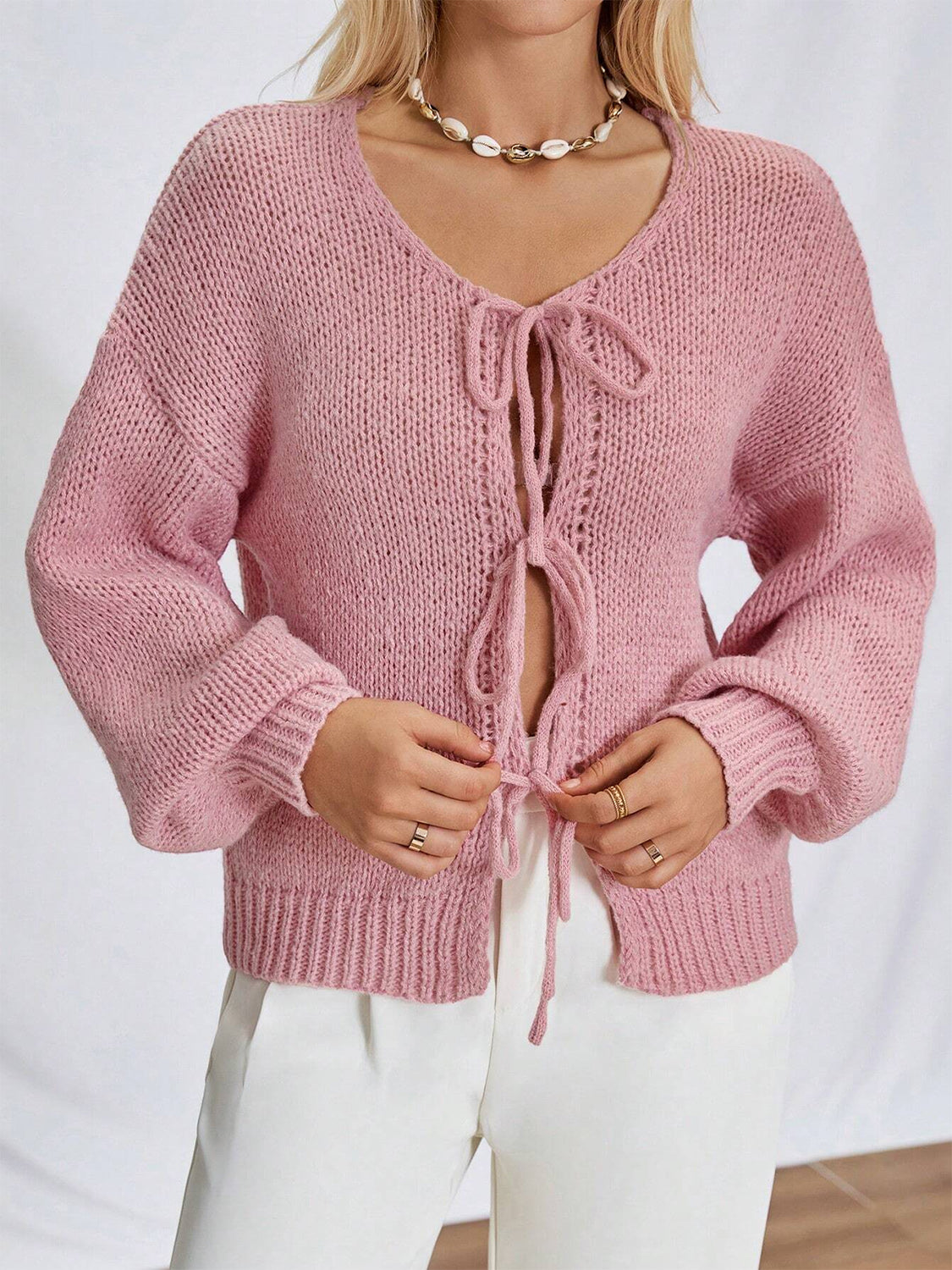 Stilla | Langærmet Dropped Shoulder Cardigan