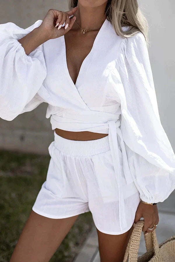 Stilla | Linned Blanding Shorts Suit