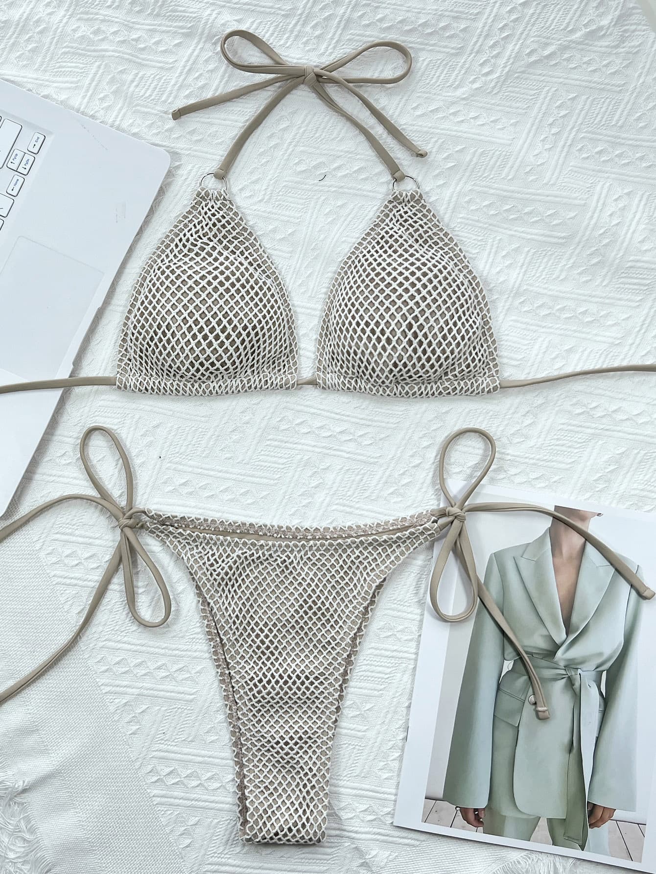 Stilla | Halsbånd Bag Bikini Sæt