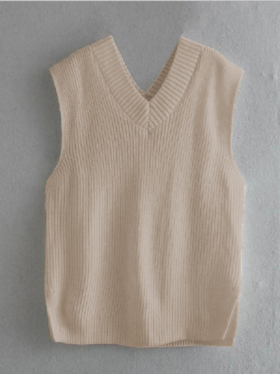 Stilla | V-hals ærmeløs sweater vest