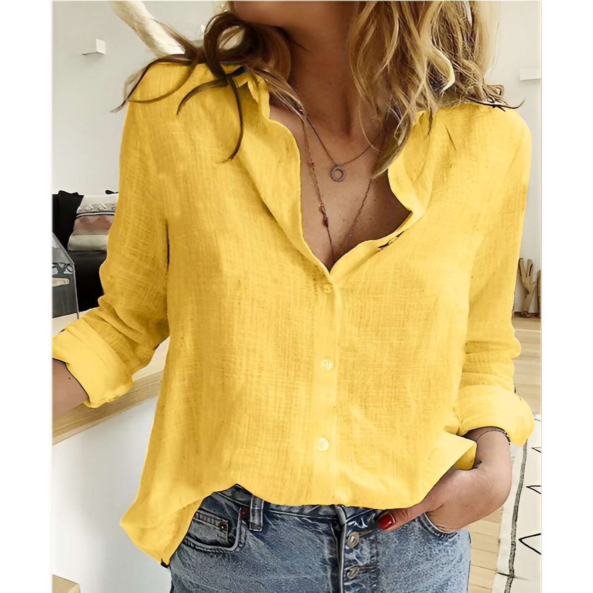 Stilla | Elegant Top Med Krave