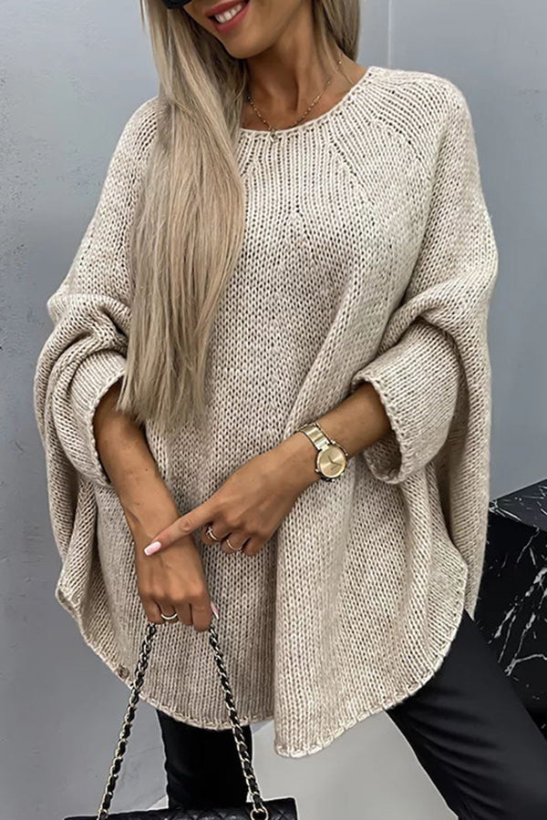Stilla | Komfortabel Strikket Poncho