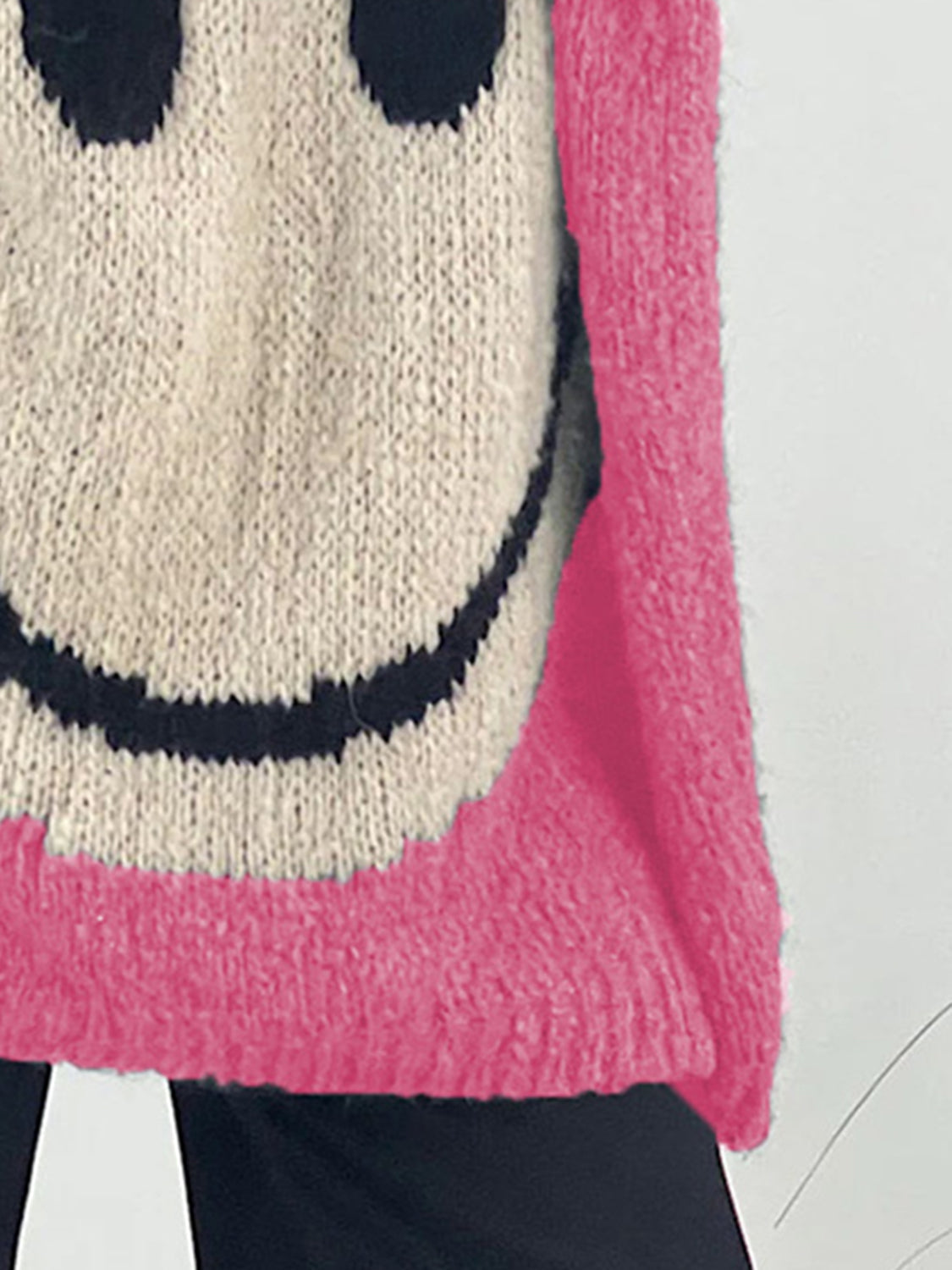Stilla | Face V-Hals Lange Ærmer Sweater