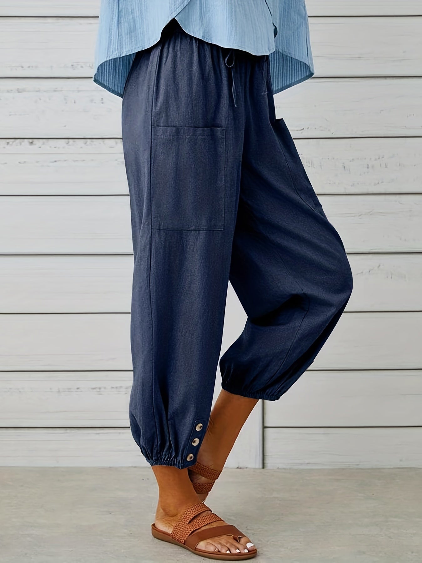 Stilla | Patched Crop Bukser Til Kvinder