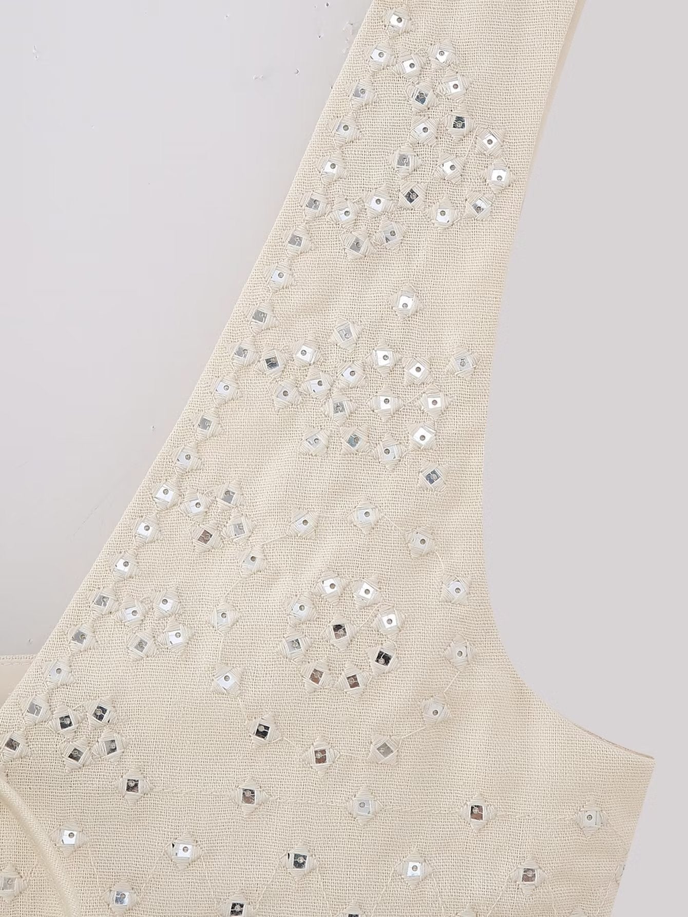 Stilla | Kort fritidsvest til kvinder om foråret med broderi og sløjfe