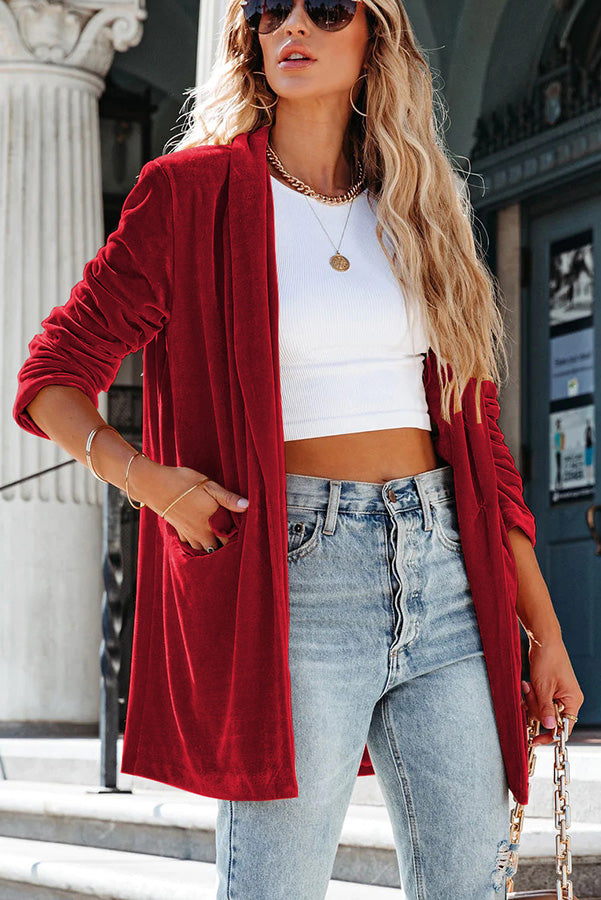 Stilla | Billede Perfekt Velours Blazer