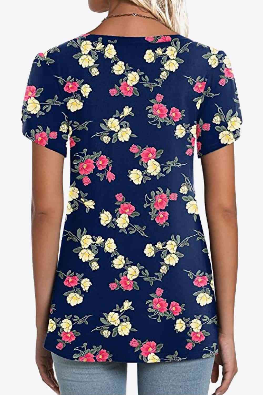 Stilla | Petal Sleeve V-hals Bluse