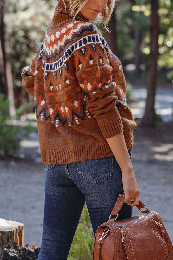 Stilla | Into the Woods Tekstureret Turtle Neck Trøje
