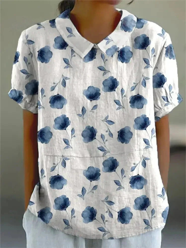 Stilla | Blomster Print Bluse