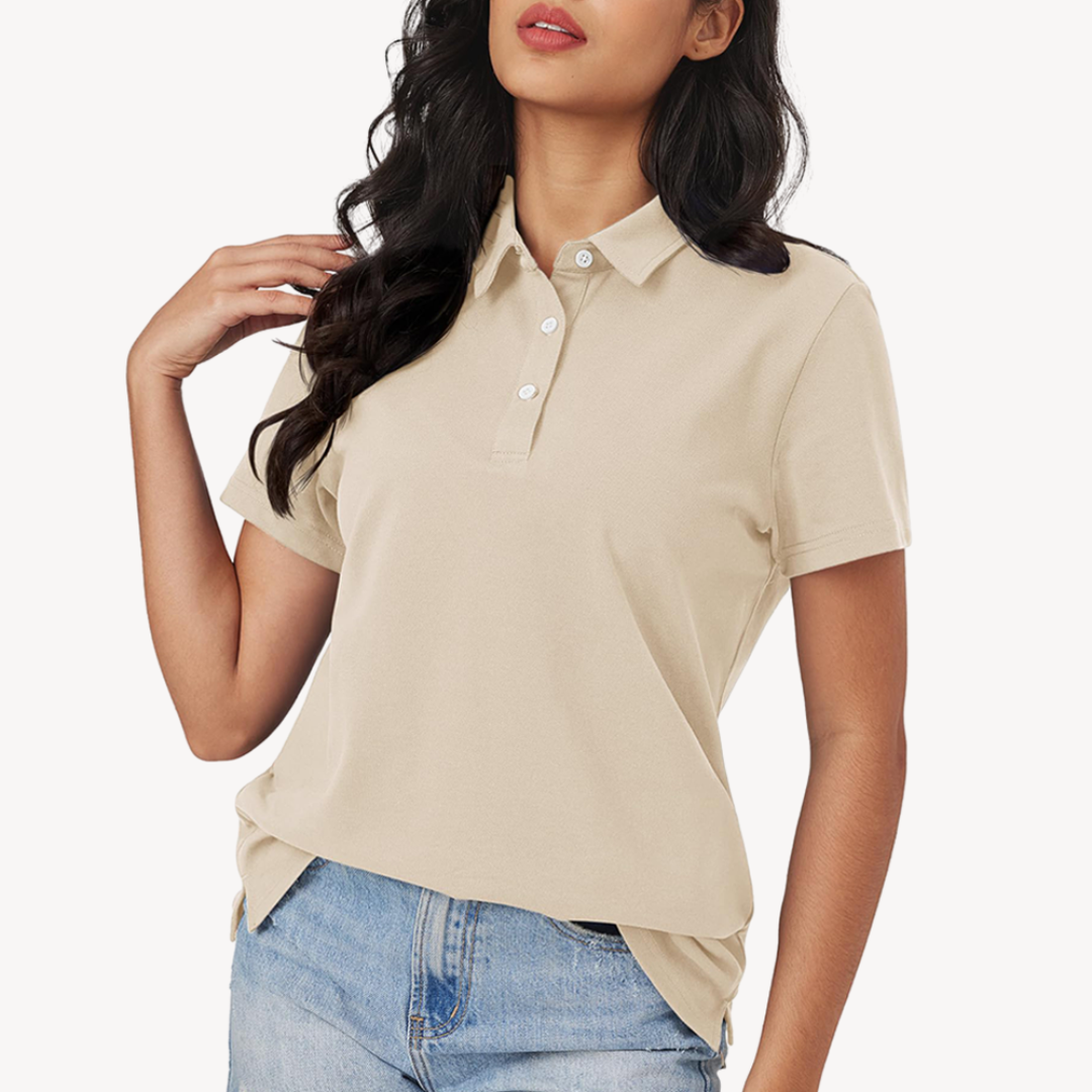 Stilla | Kvinders Cotton Polo Shirt
