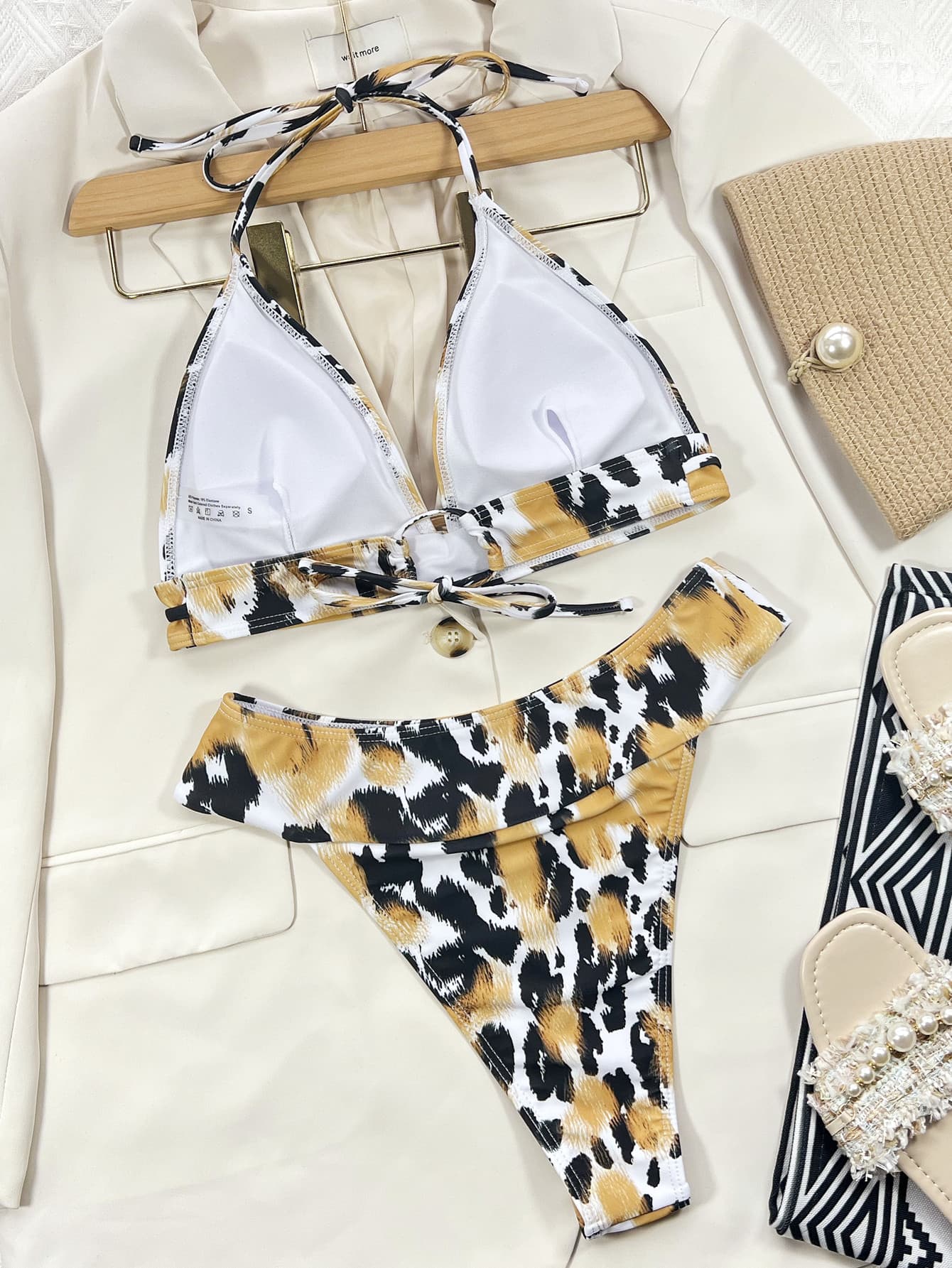 Stilla | Print Halterneck Bikini Sæt