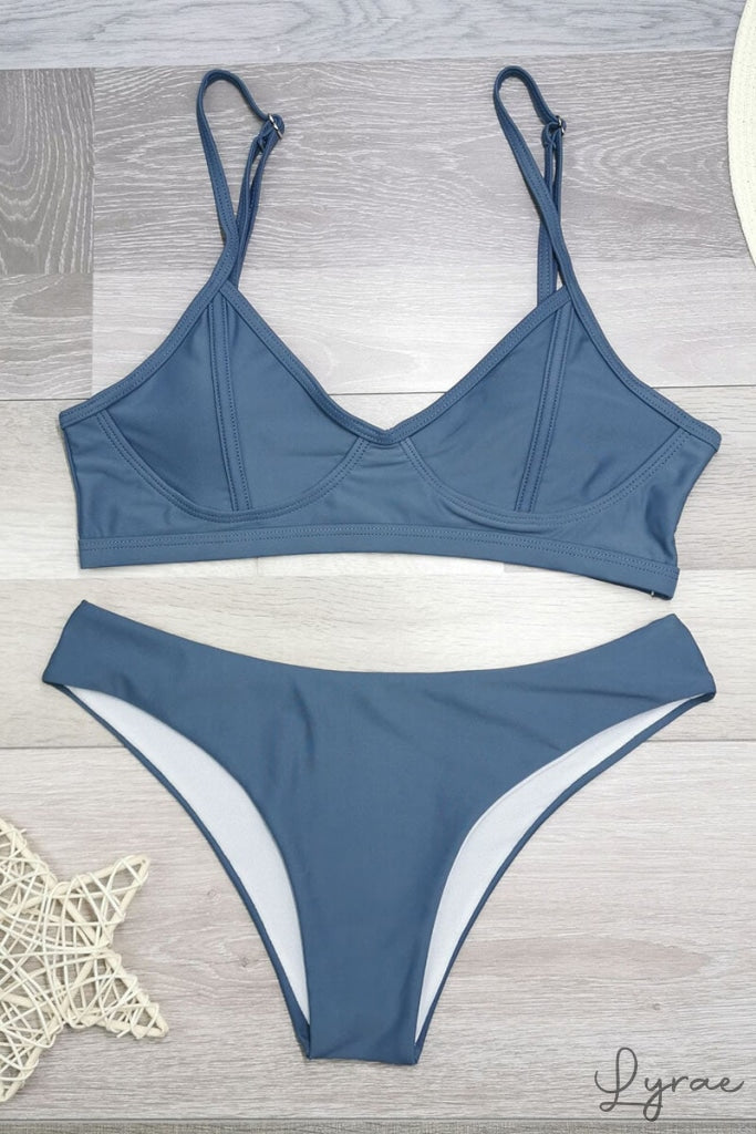 Stilla | Bikini Push up Med Top Og Delta Vinge Tanga