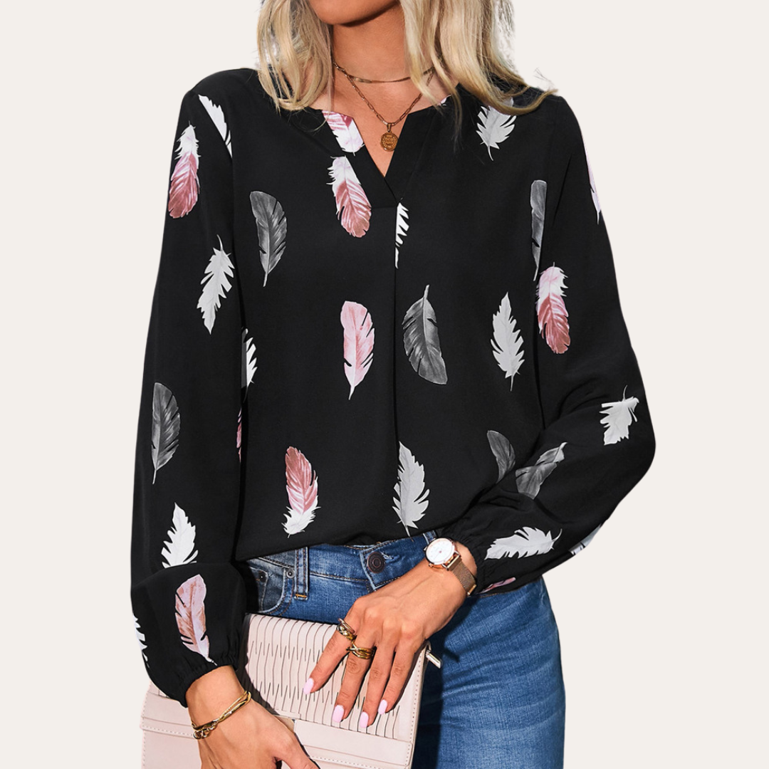 Stilla | Kvinders Chiffon Fedtprint Bluse