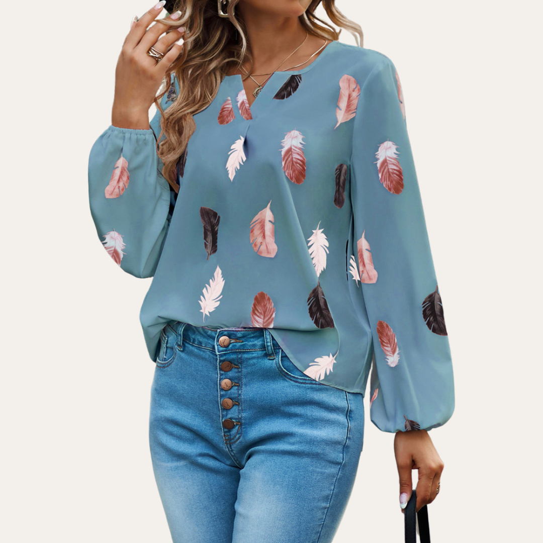 Stilla | Kvinders Chiffon Fedtprint Bluse
