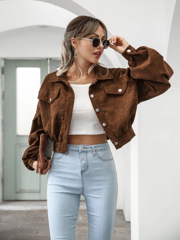 Stilla | Cropped Bomber Jakke til Kvinder